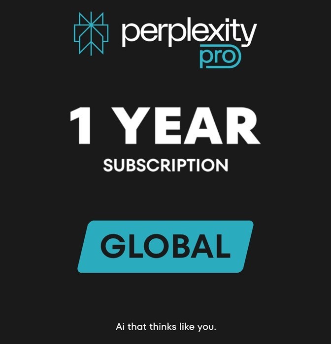 12 Aylık Perplexity AI PRO