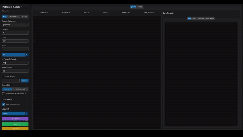 Instagram Eski Hesap Bulma Botu